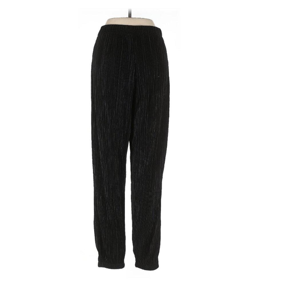 ZARA BLACK PLISSE JOGGER / SIZE: MEDIUM